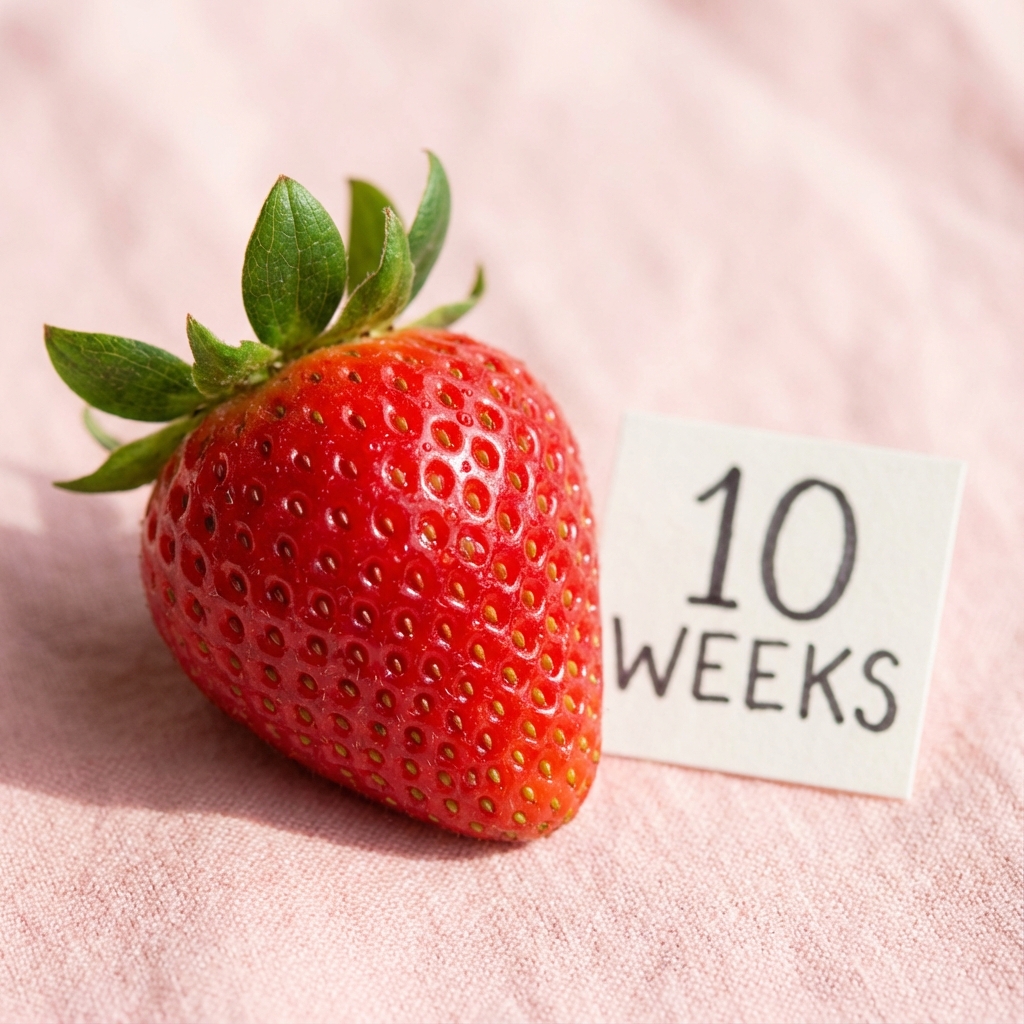 Dimensioni feto 10 settimane fragola